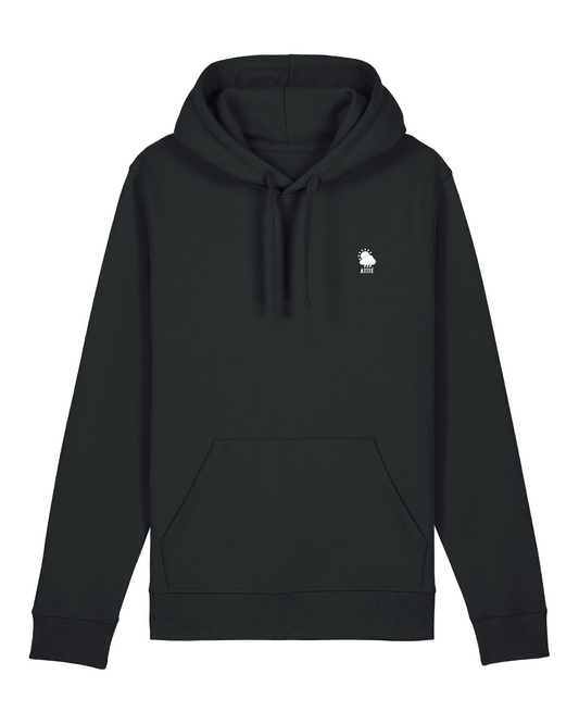 Sweat à capuche 280 Bio - Noir
