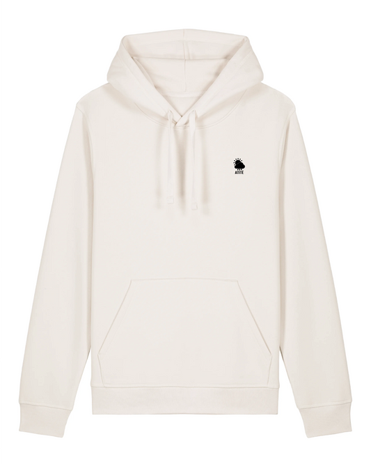Sweat à capuche 280 Bio - Blanc vintage
